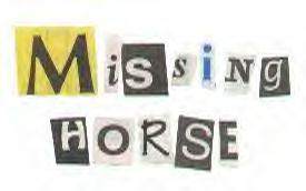 Missing Horses and Pets